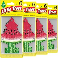 Vista 36 de Little Trees - Ambientador de árbol colgante que proporciona un aroma de larga duración para tu hogar o tu auto. Aroma Summer Linen, 24