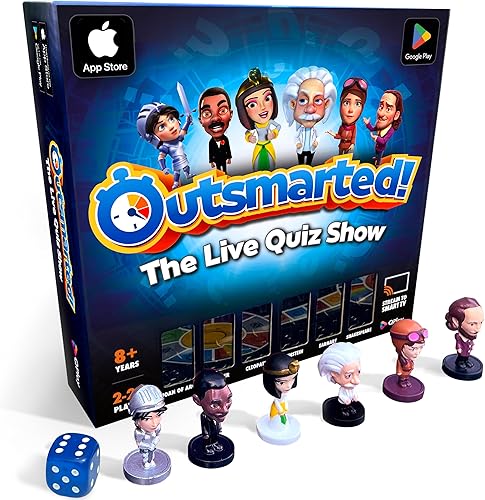 Outsmarted - El juego de mesa del programa de TV conectado a la aplicación  Niños, adolescentes y adultos  Noche de juego del siguiente nivel para