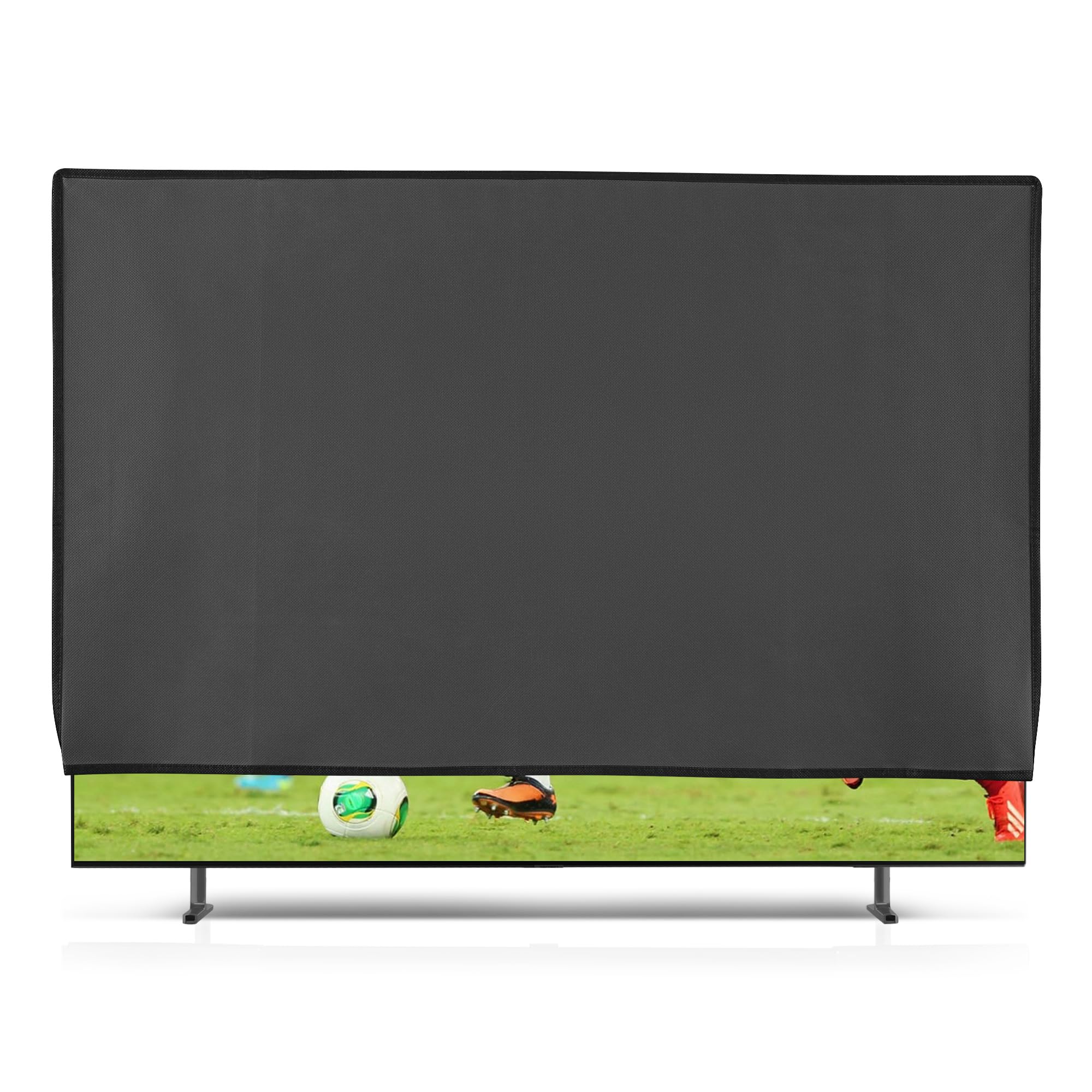 kwmobile Housse écran TV compatible 75" TV Protection écran télévision gris foncé