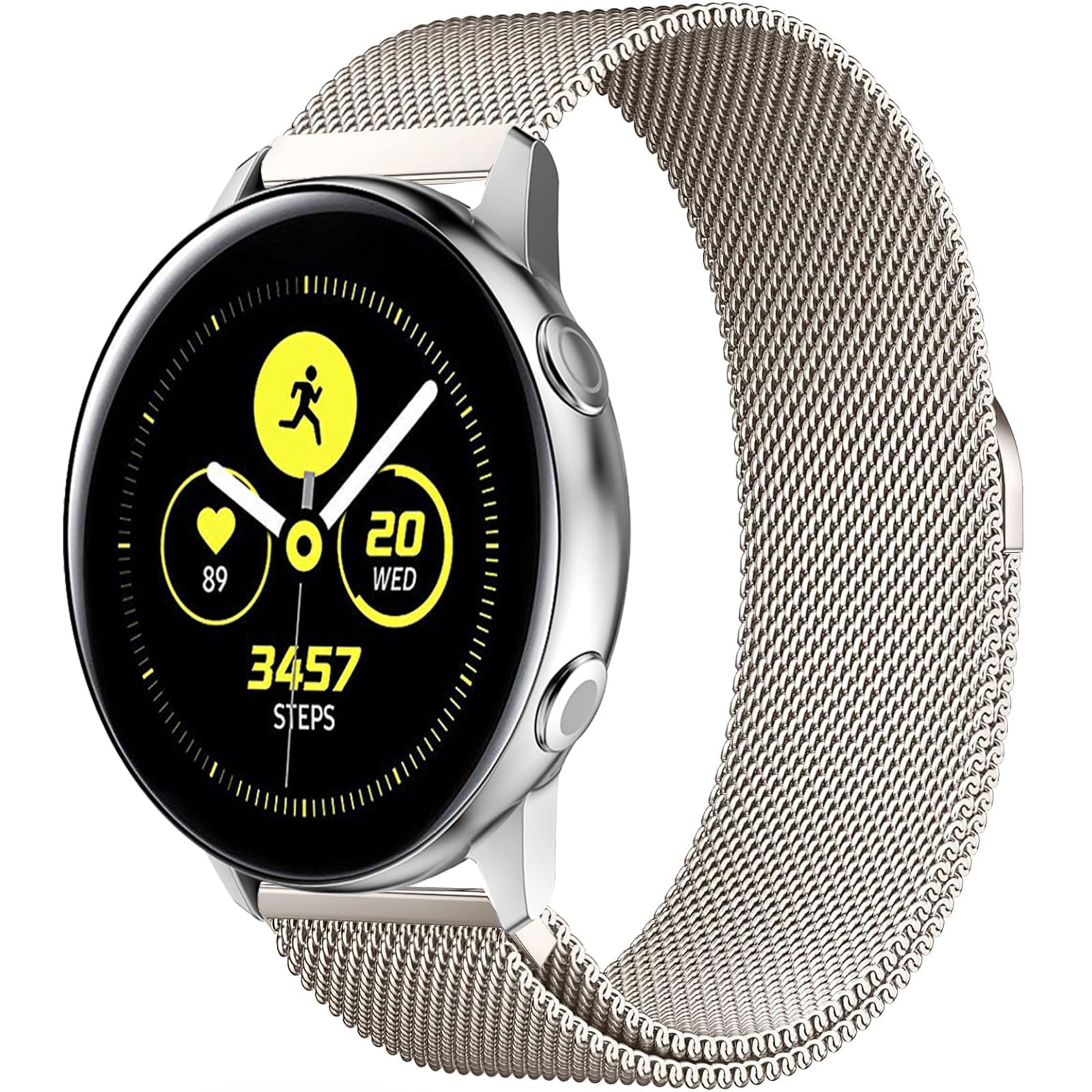 Magnetic Ersatzarmband für Ticwatch Pro 5 Enduro/Atlas, 24mm Armband Uhrenarmband, Einstellbar Metall Edelstahl Armbänder für Suunto 7/9/9 Baro/ D5, für Garmin Venu X1, für Coros Nomad/Apex 4 46mm