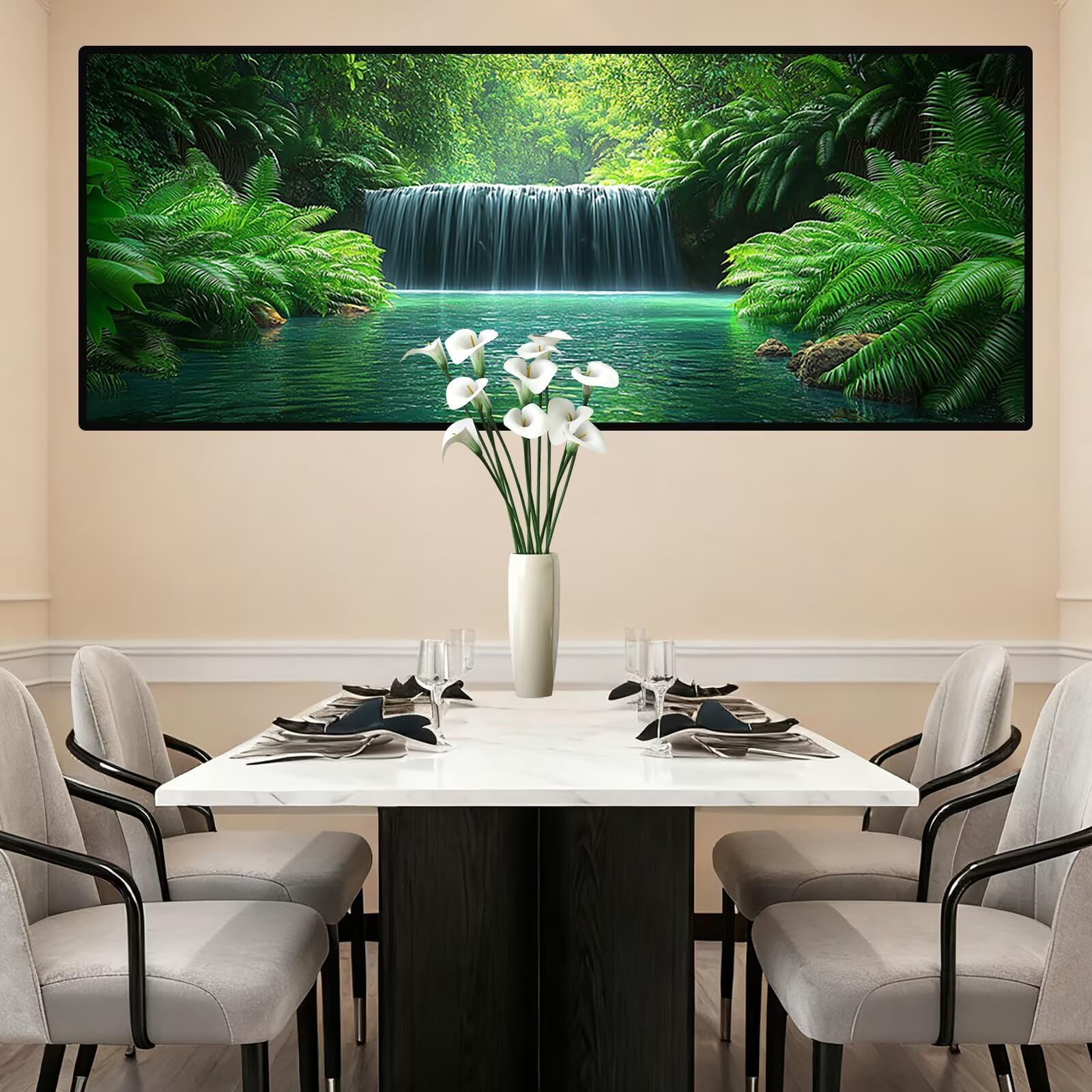 Duże zestawy artystyczne z diamentami, 250 x 100 cm, diamentowy obraz, las, DIY, sztuka i rękodzieło, dla dorosłych, 5D, pełne wiercenie, kryształy, dimond, malarstwo, jesienne zestawy hobbystyczne