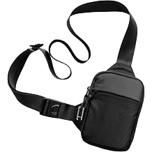 Travel Sling Bag for Men &amp; Women - Small Water Resistant Crossbody Multipocket Chest Bag with Anti-Theft