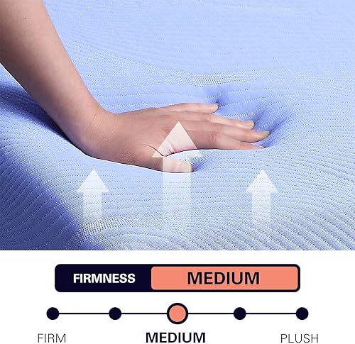 Miniatura 4 de 11 Inch King Size Mattress, Cooling Hybrid Mattresses, Breathable Bed in A Box, Built in Pocketed Coils and Gel Memory Foam Layer, Avaliable in