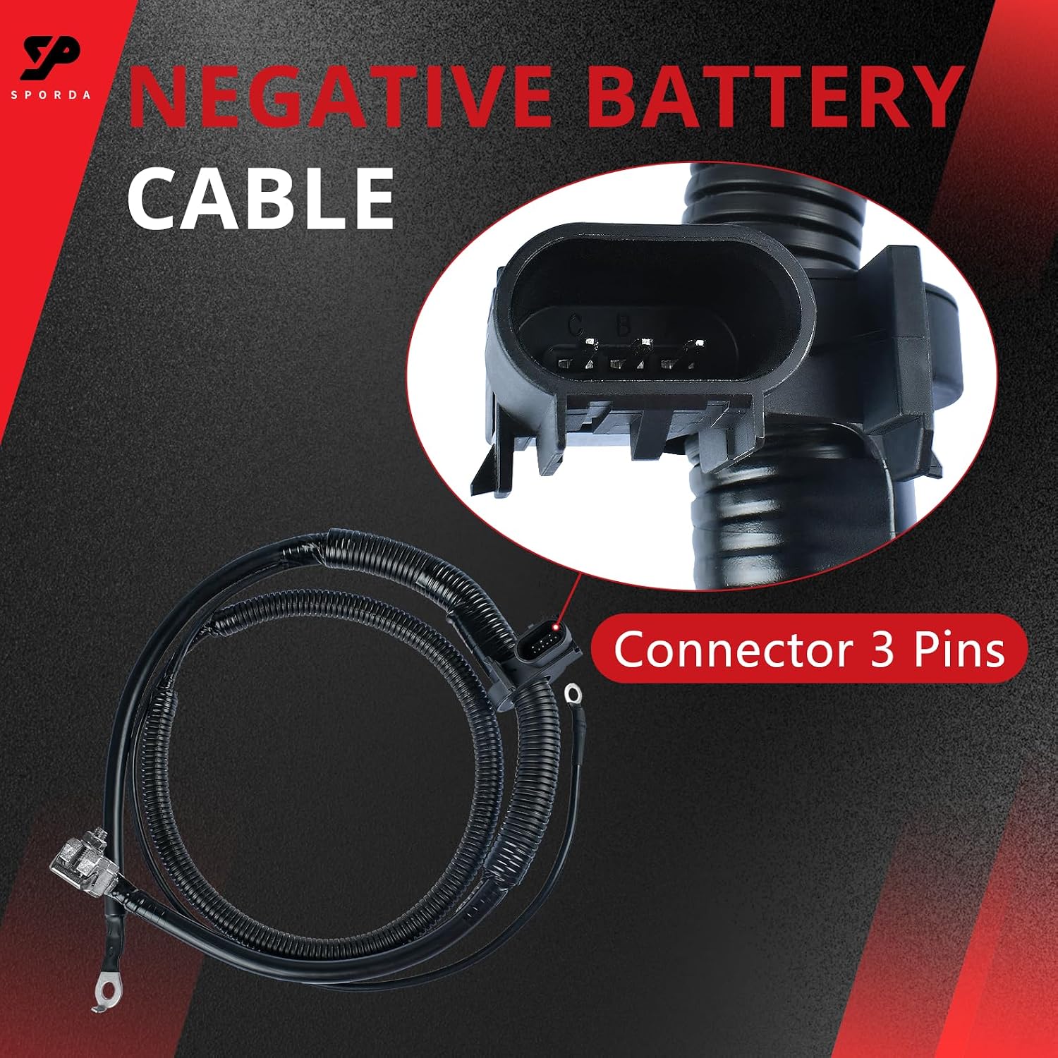 22846471 Negative Battery Cable fits for Chevrolet 07-14 Silverado 150 | Delivering clean power,Solving battery sensor glitches and flickering lights,Fits GM Truck & SUV Precision,Replaces 20967455