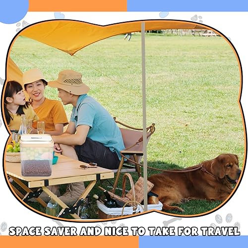 Miniatura 7 de Paquete de 2 recipientes herméticos de almacenamiento de alimentos para perros, hasta 10 libras, contenedor de alimentos para mascotas y gatos