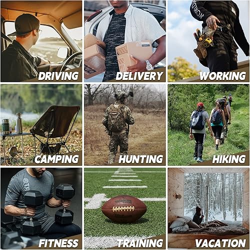 Miniatura 6 de DEFUNX Botella de agua de medio galón con funda, jarra de agua aislada de 64 onzas con asa, botella de agua deportiva de acero inoxidable verde para