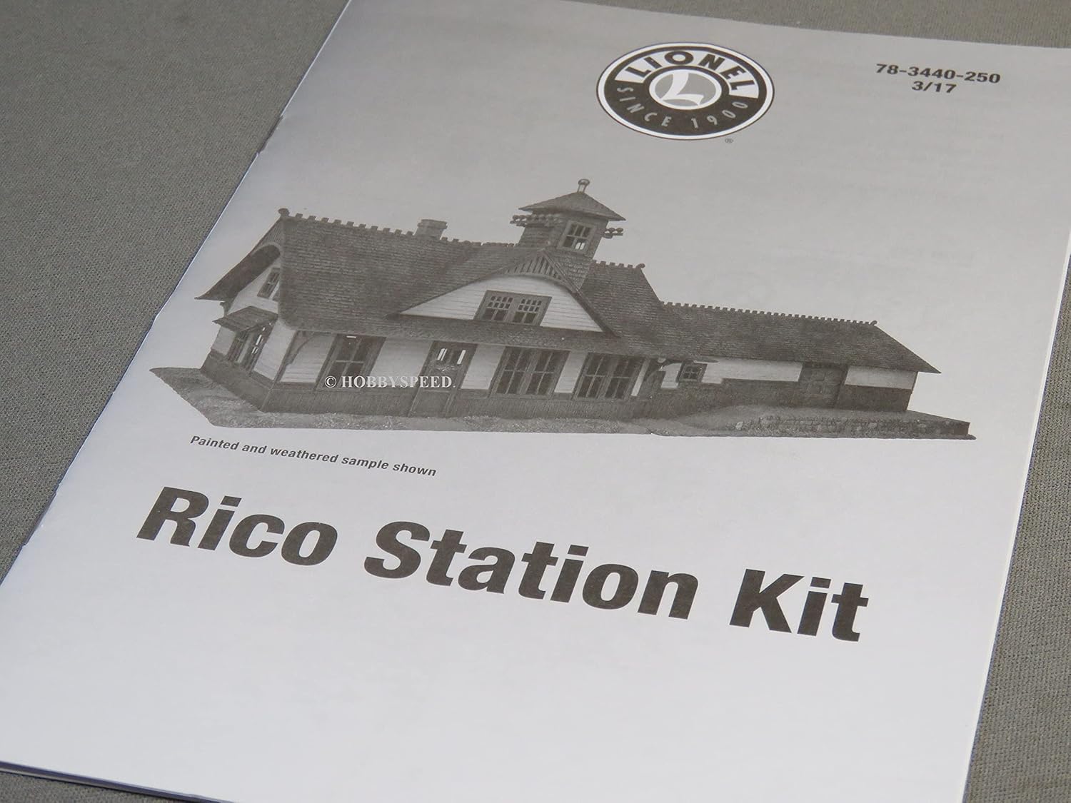 Lionel Rico Rocky Mountain Passenger Train Station Model Building Kit