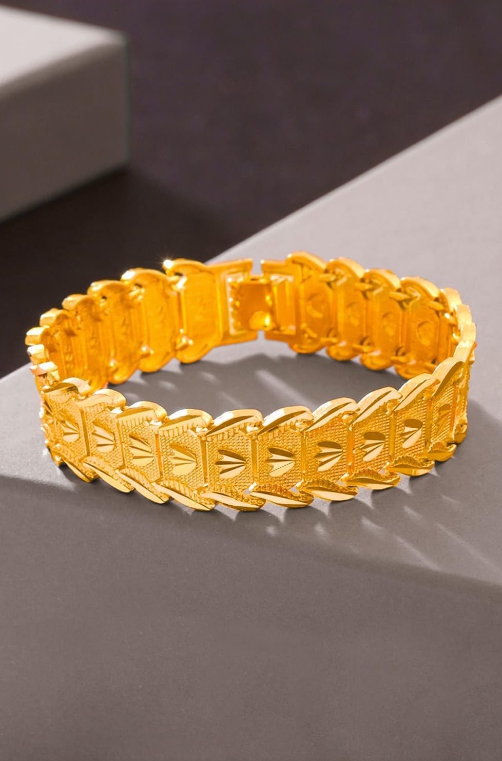 Bracelets for Men and Boys Fashion Bracelet for Men |Silver Toned Durable Stainless Steel Chain Bracelet for Men | Birthday Gift for Men and Boys Anniversary Gift for Husband