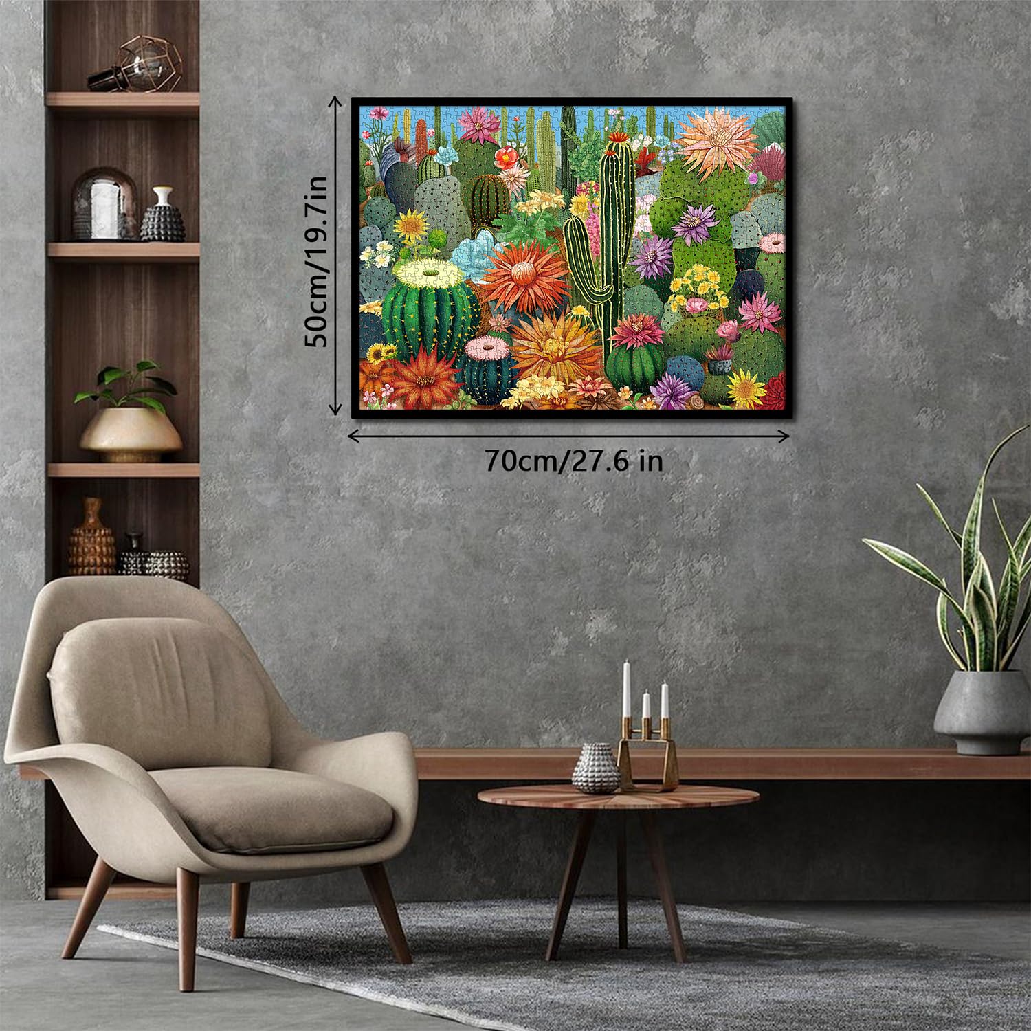 Amazon | 多肉植物パズル 大人用 サボテン フラワーガーデン