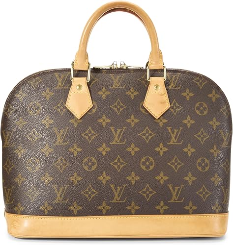 Pre-loved Monogram Canvas Alma PM, Brown