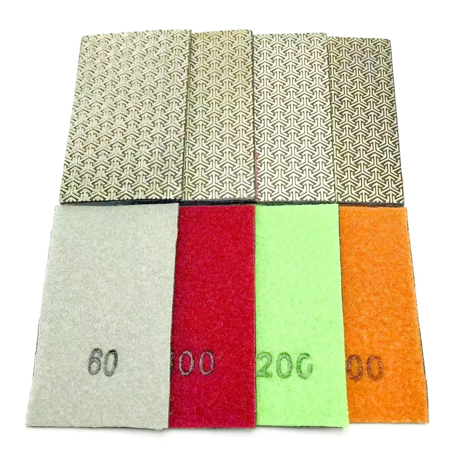 Almohadillas de pulido a mano diamante, almohadilla bloque molienda abrasiva vidrio for azulejos, disco lijado mármol y piedra, herramientas pulidoras(5PCS)