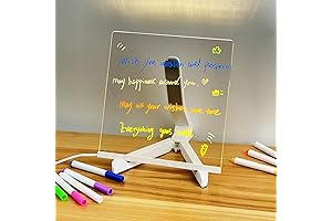 Acrylic Led Note Board With Colors To Liven Up Your Workspace As You Note
