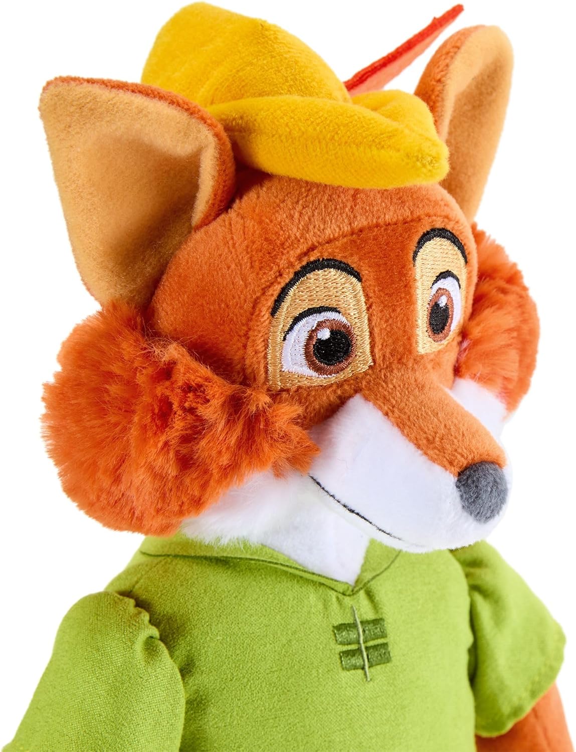 Disney Store Official Robin Hood Plush - Soft Plush Figure Toy 15 1/2" with Detailed Sculpting & Embroidered Features - Part of The Disney Vault Collection for Kids & Collectors
