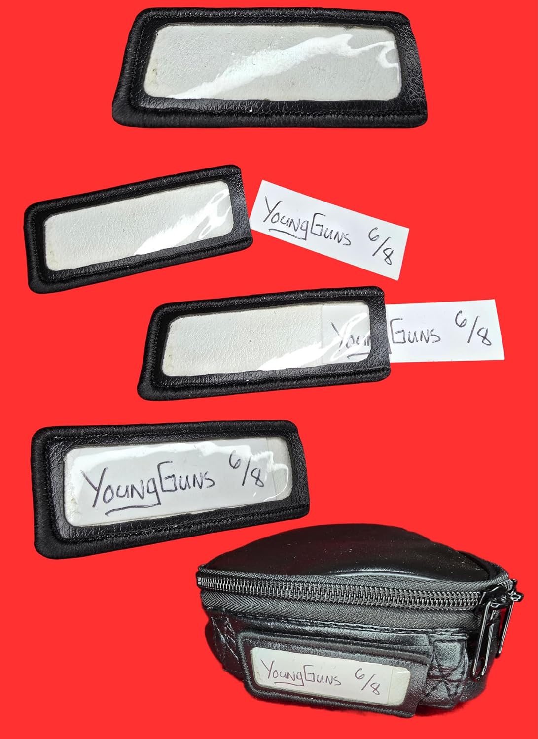 Cornhole Bags Pouch case Small Insert 6 Pack, Compatible with Zuca Rolling Cases, Each case Hold 4 Regulation Official Size Bean Bag toss Equipment pro Player Heavy Duty Expert craftmanship