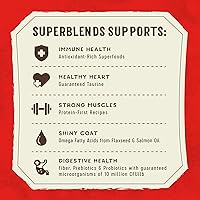 Vista 7 de Stella & Chewy's SuperBlends Mezcla cruda de granos sanos Receta de pollo y pato libres de jaula con superalimentos, bolsa de 21 lb