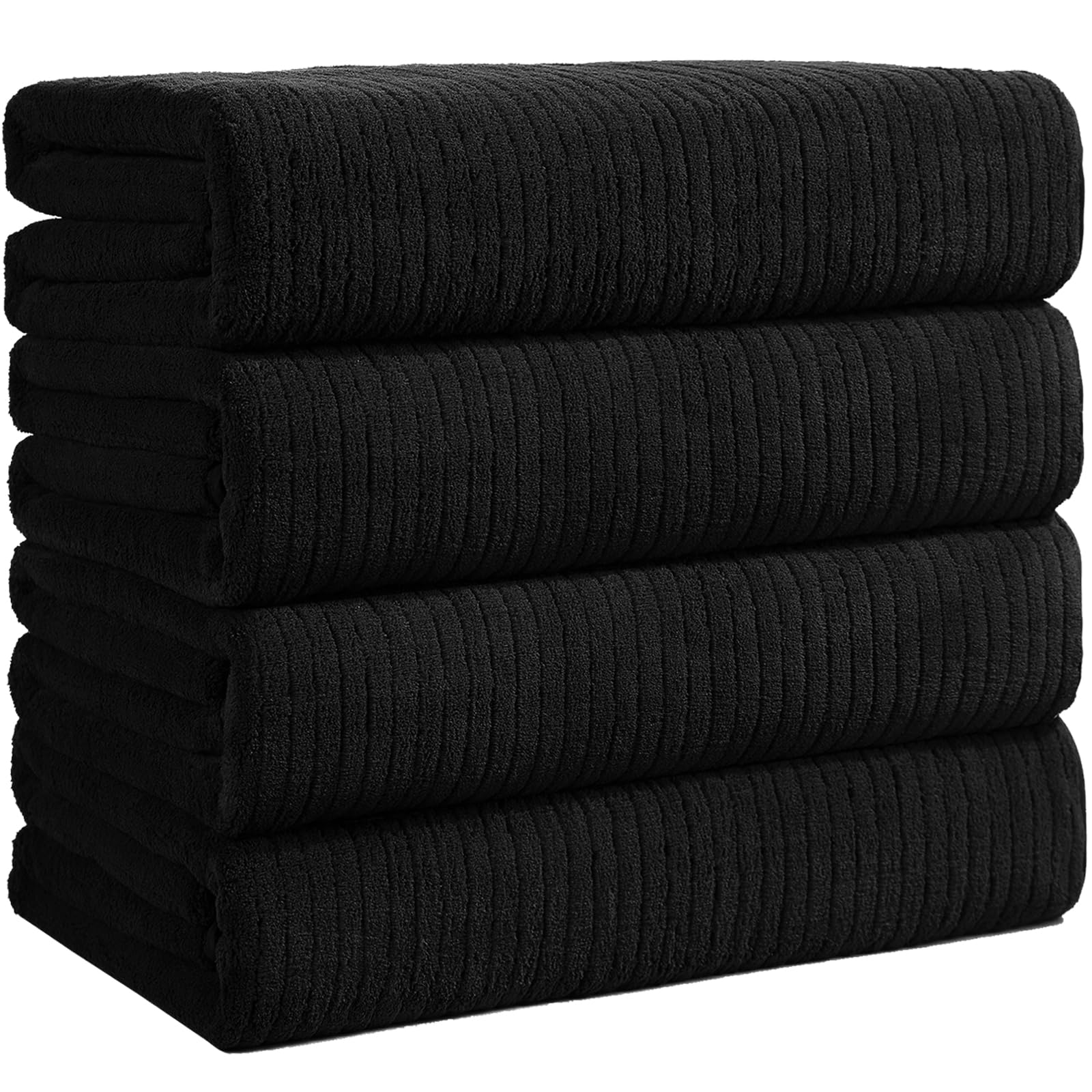 Lunoku 4-Piece Extra Large Bath Sheet Set
