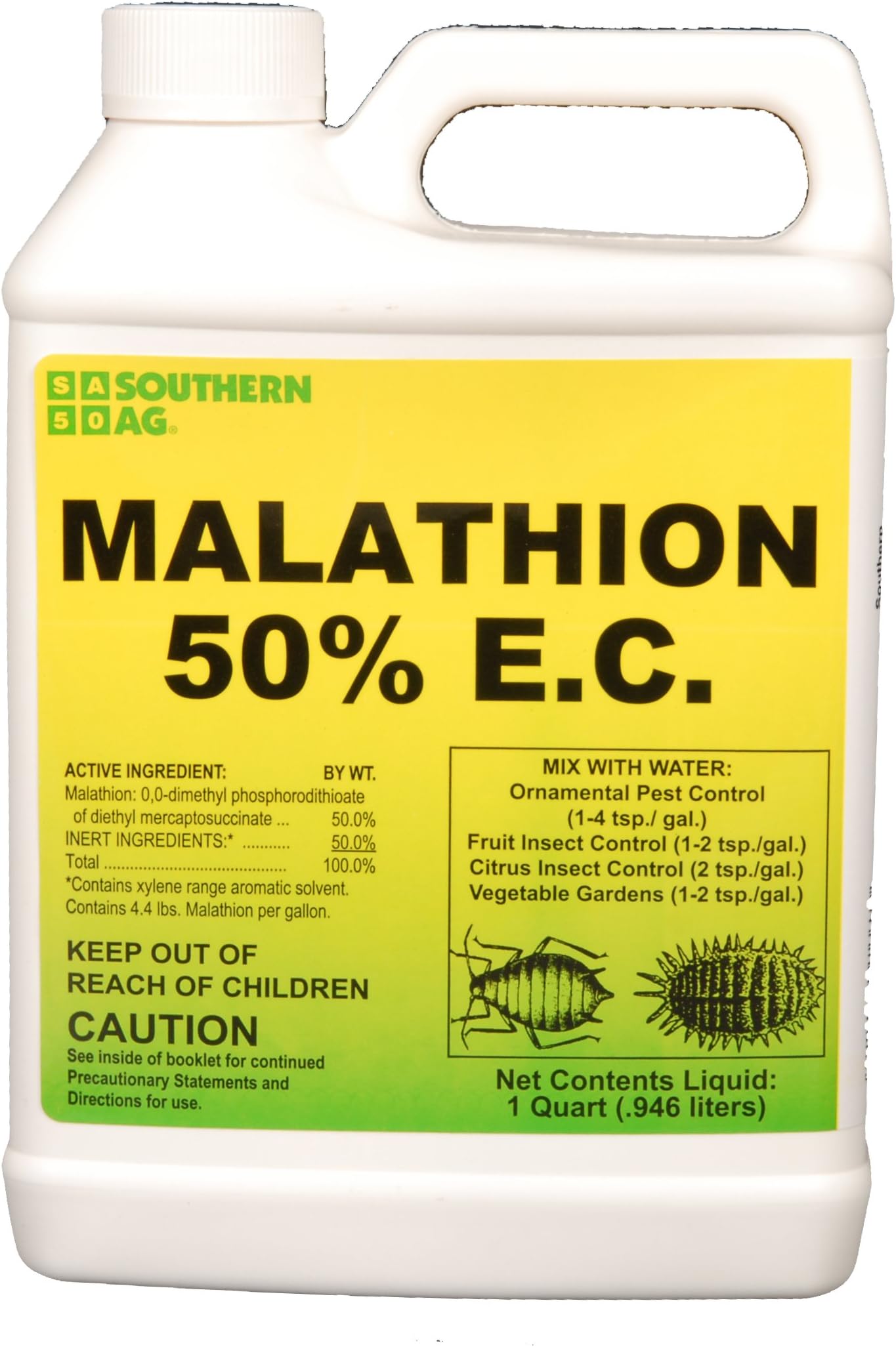 07663 - Malathion 50% E.C. Insecticide - 1 Quart (32 oz)