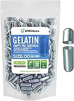 Vista 13 de XPRS Nutra Size 00 Empty Capsules - 500 Count Empty Gelatin Capsules - Pill DIY Capsule Filling - Fillable Pill Gel Caps for Do-It-Yourself Multi