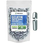 XPRS Nutra Size 00 Empty Capsules - 100 Count Empty Gelatin Capsules - Pills DIY Capsule Filling - Fillable Pill Gel Caps for DIY Supplements (Silver)