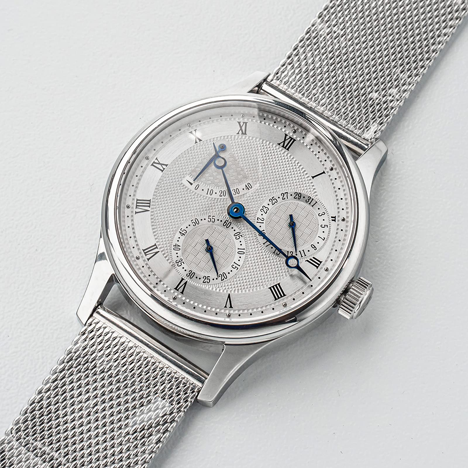Sugess 40 mm Paris Nail Microhyla Small Second Seagull ST1780 Uhrwerk Mechanische Vintage Uhr SU1780J1 1963