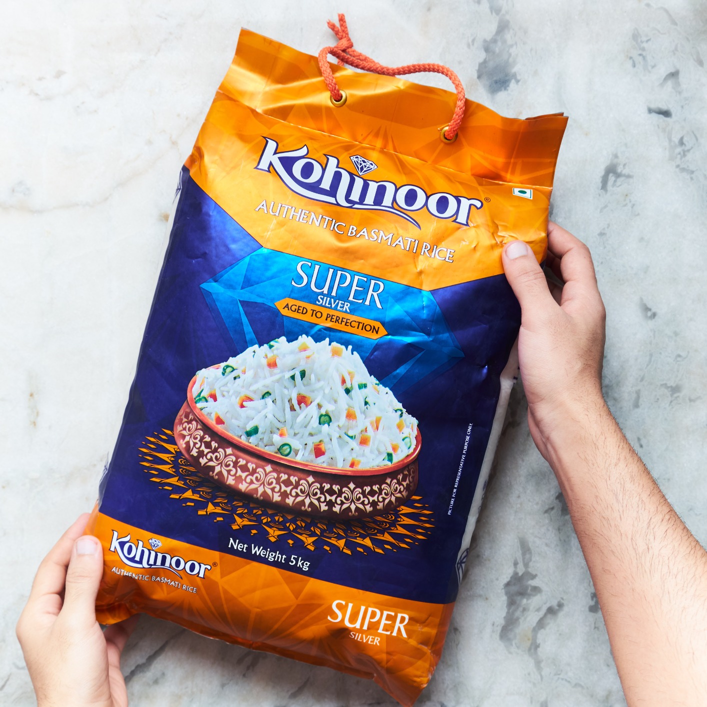 Kohinoor Super Silver Basmati Rice 5 Kg | Premium Basmati Rice : Amazon ...