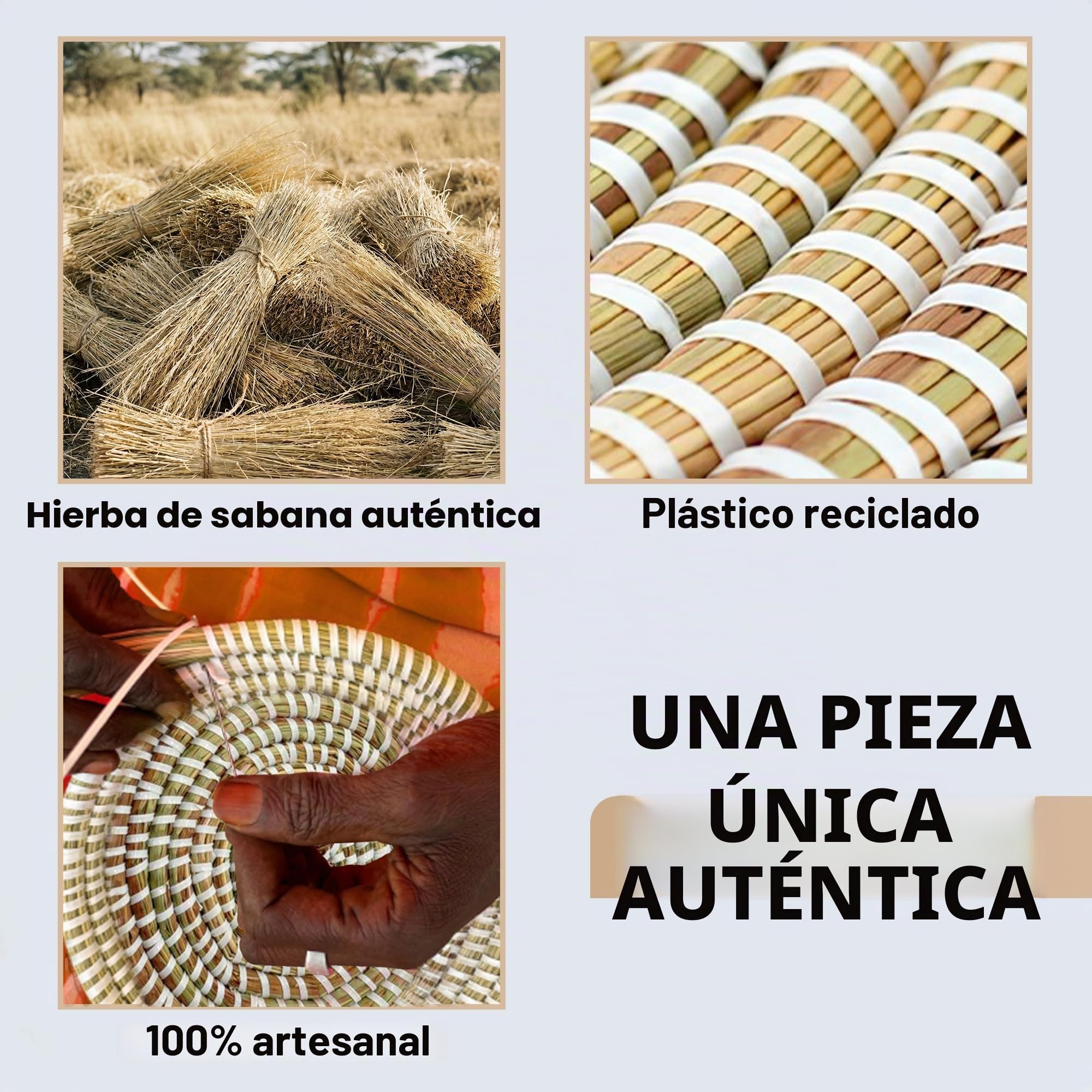 YAADU Cesto para la Colada XL Con Tapa, 50 L - Cesta Africana Trenzada para Almacenamiento de Juguetes y Mantas, Con Asa (Negro)