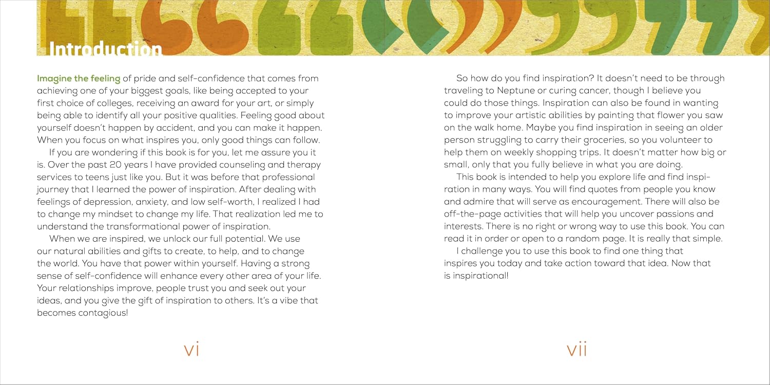 Inspirational Quotes for Teens: Daily Wisdom to Boost Motivation, Positivity, and Self-Confidence (Year of Daily Reflections)