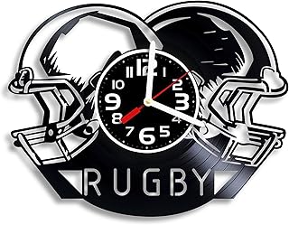 Rugby vinyl wall clock, Rugby Football Vinyl Clock Rugby Gift World Rugby Gift, Rugby Sport World Cup, Rugby Arts gift for any occasion