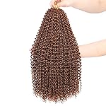 Dansama Passion Twist Hair Water Wave Braiding Hair for Butterfly Style Crochet Braids Bohemian Hair Extensions (18inch, 30, Economy Pack)