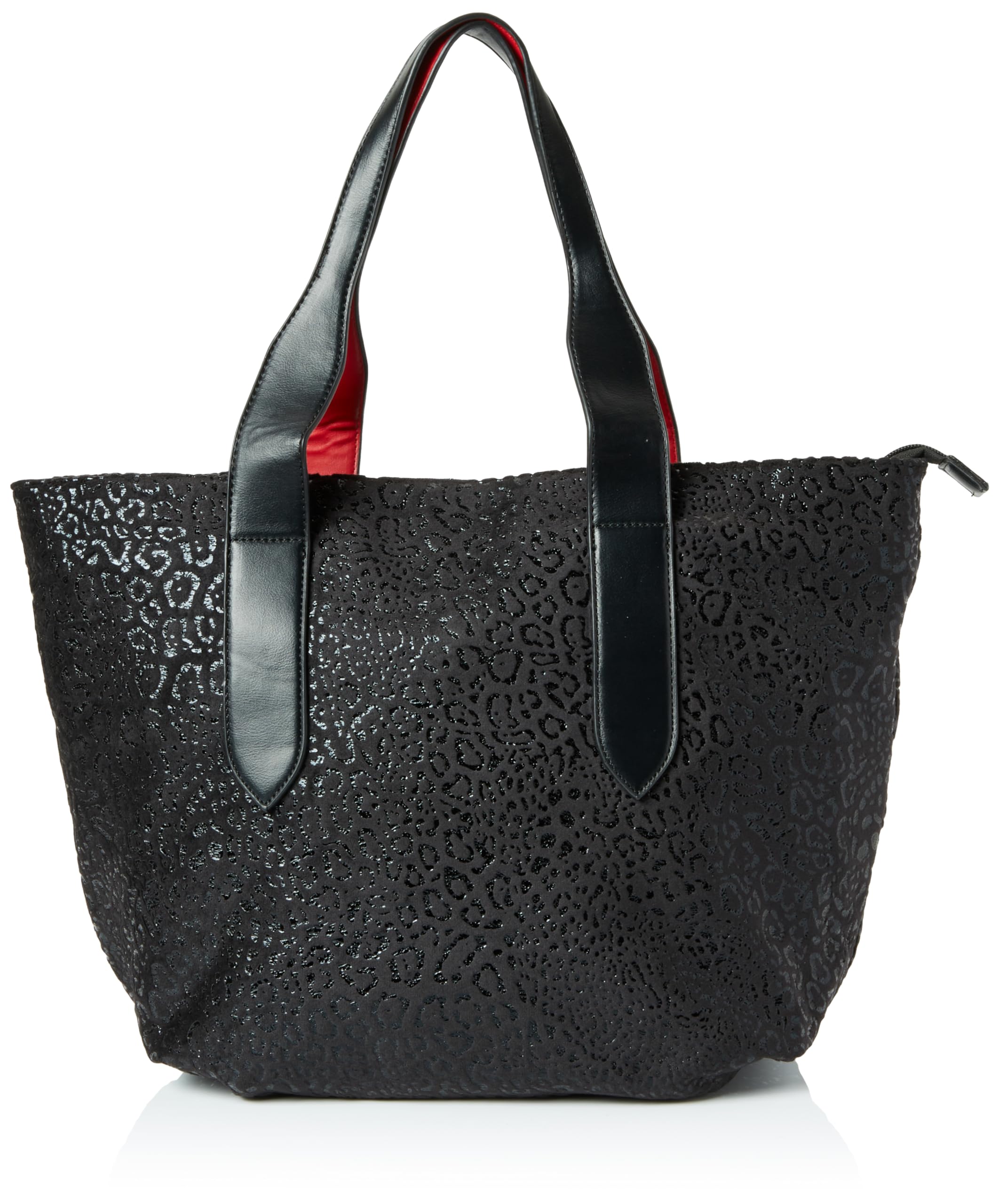 NAEMI Women's Handbag Shopper, Black, One Size