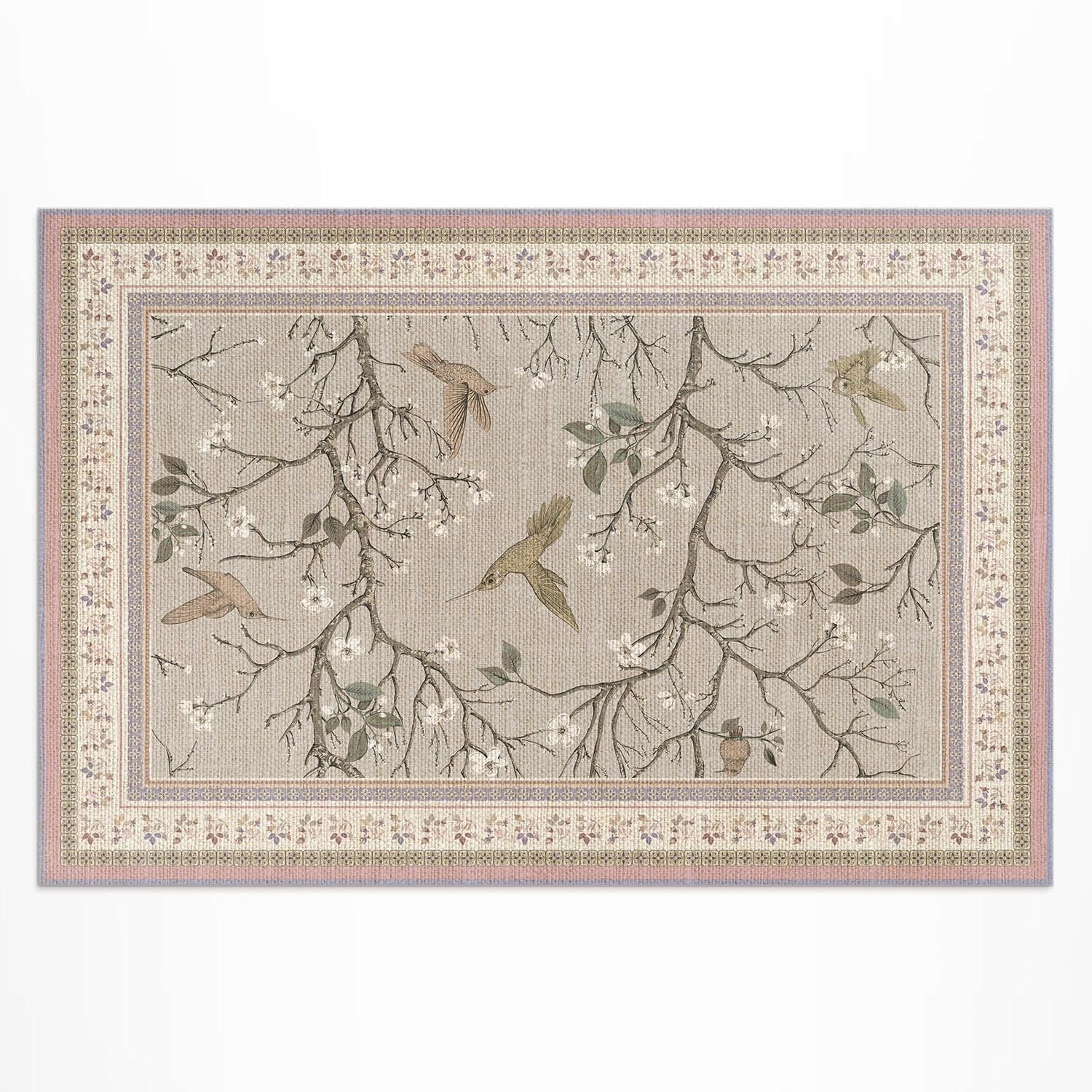 Tapis de balcon imperméable 100x150 tapis extérieur rectangle