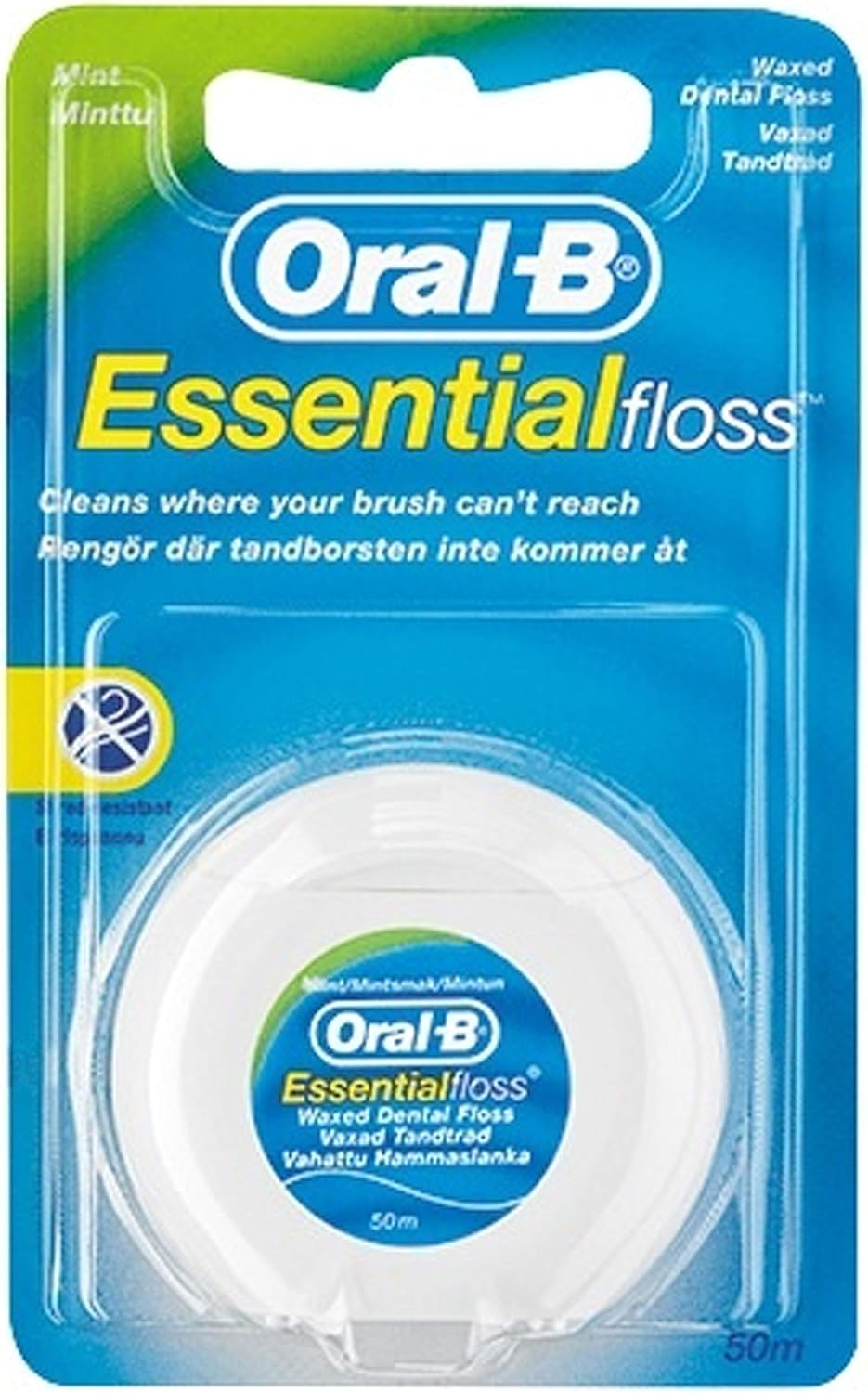 Oral-B Essential Mint Floss, 12 x 50 m