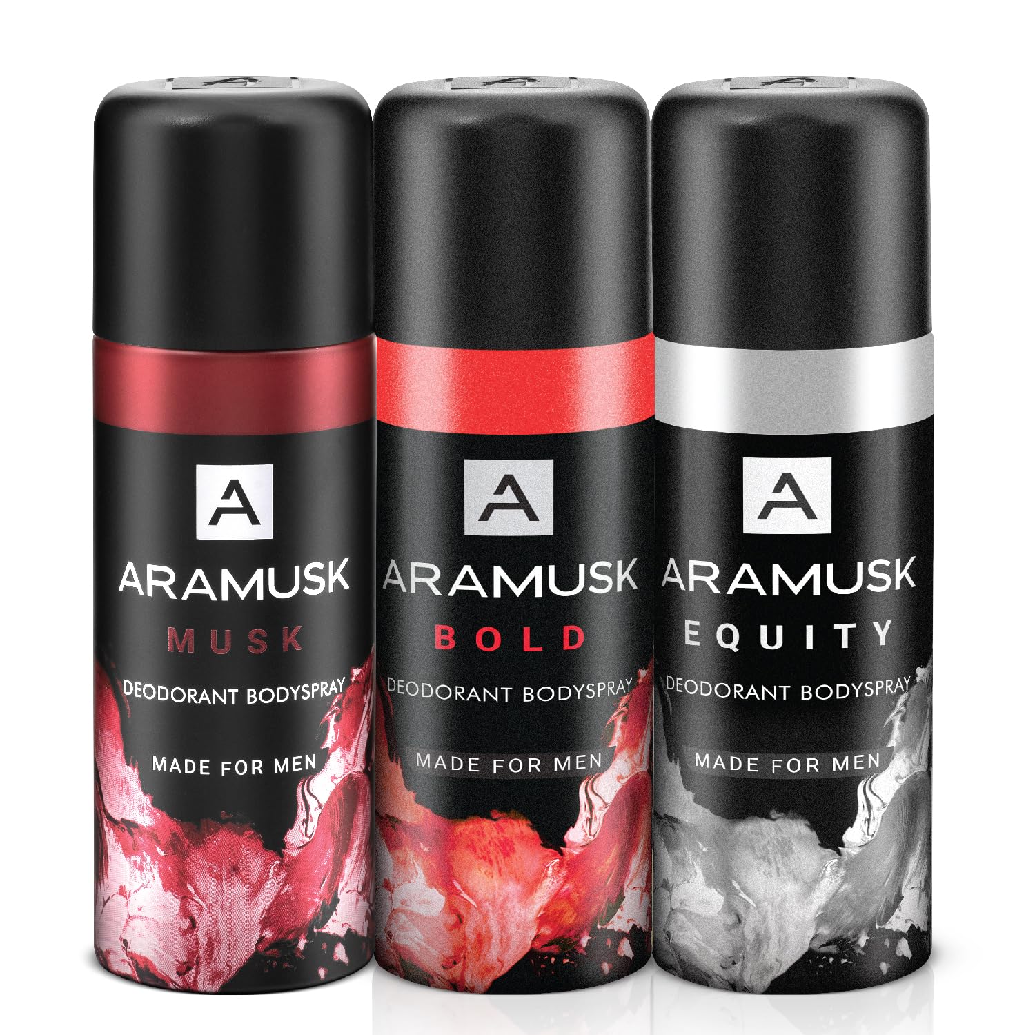 Aramusk Deo for Men - MUSK, BOLD & EQUITY assorted |Long Lasting Masculine Fragrance | Everyday Bodyspray |150mL Pack of 3-picture-54