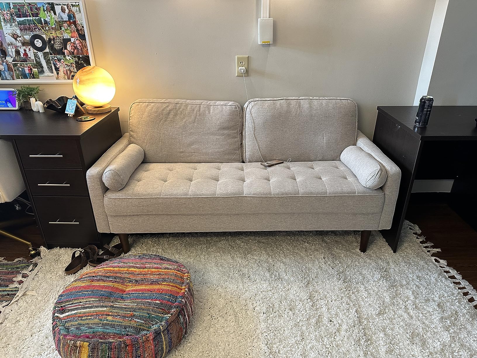 37/mo Finance Koorlian Grey Couch Sofas Buy Now, Pay Later