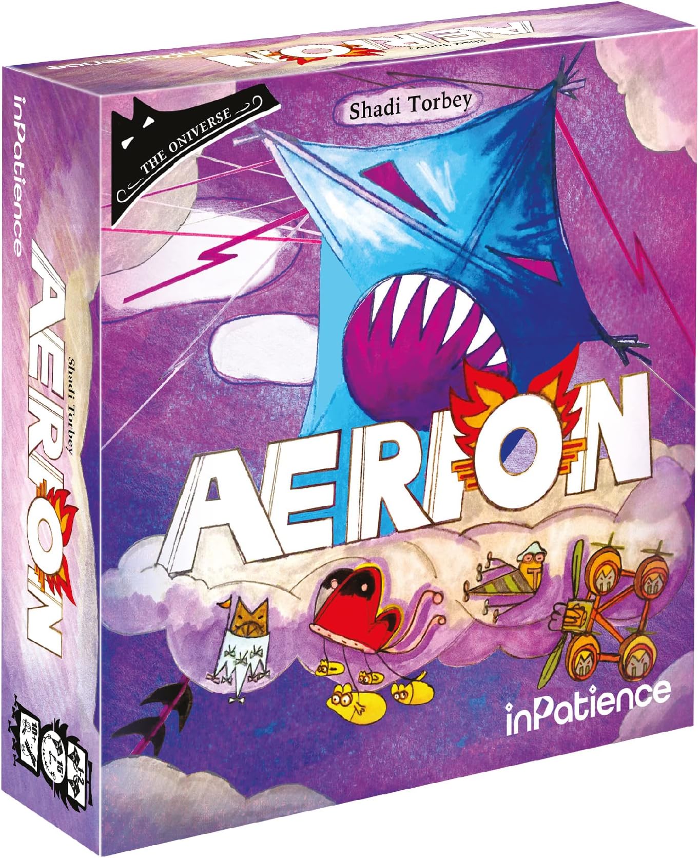 Aerion Board Game | Solo or Cooperative Two Player Strategy Game from The Oniverse | Fun Family Game for Adults and Kids | Ages 10+ | 1-2 Players | Average Playtime 15 Minutes | Made by