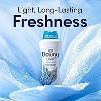 Vista 2 de Downy Light - Perlas potenciadoras del aroma para ropa ligera, aroma a Bruma del Océano, 24 onzas, Perlas para lavadora diseñadas para ser suaves