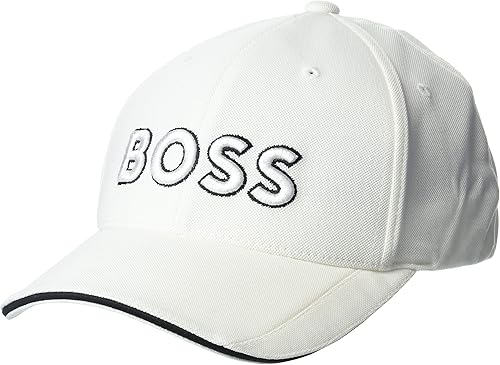 BOSS Gorra con logotipo técnico de piqué para hombre