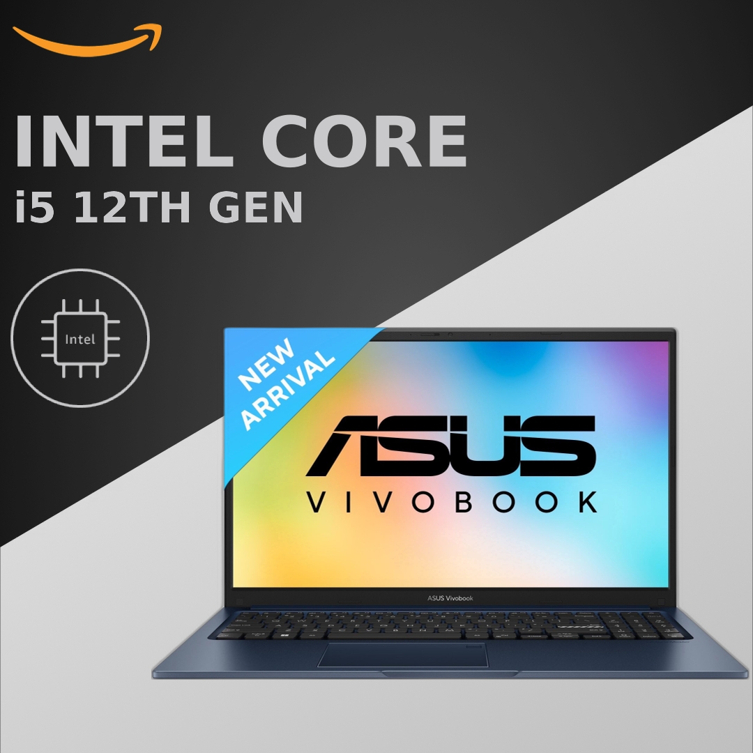 ASUS Vivobook 15, Intel Core i5-1235U, 12th Gen, 8GB RAM, 512GB