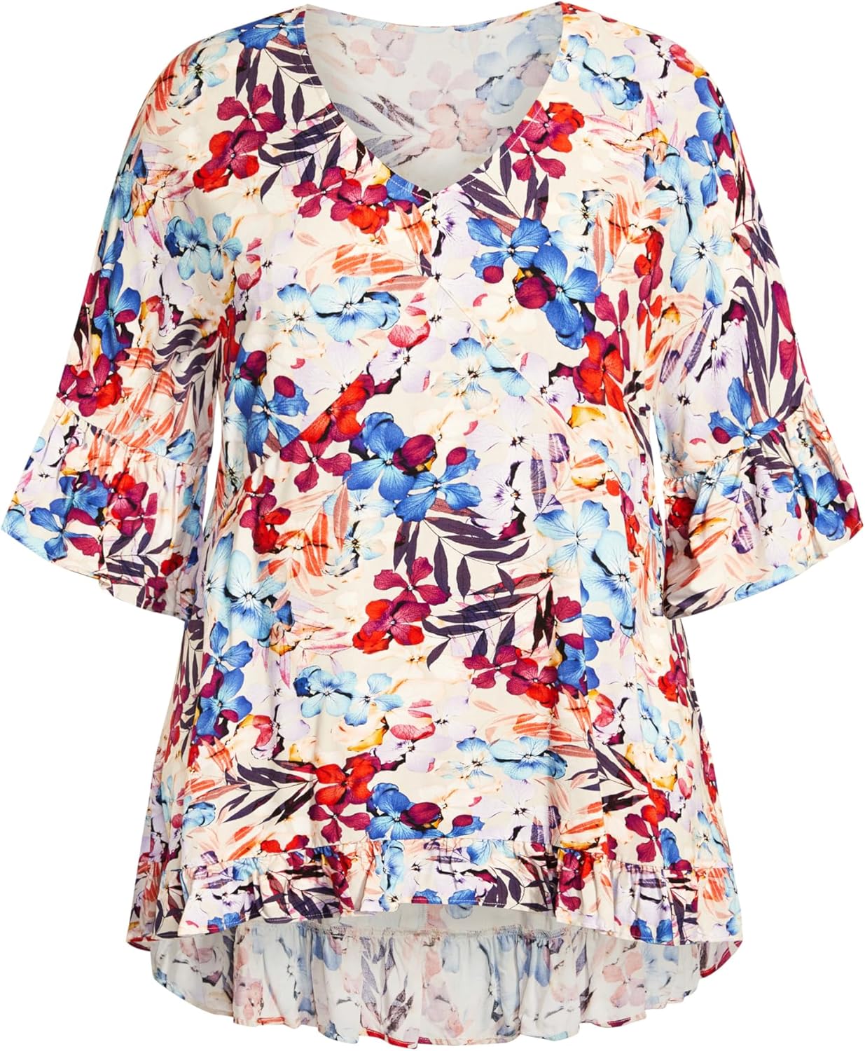 Avenue Women's Plus Size Tunic Harper, Abstract - Image 5