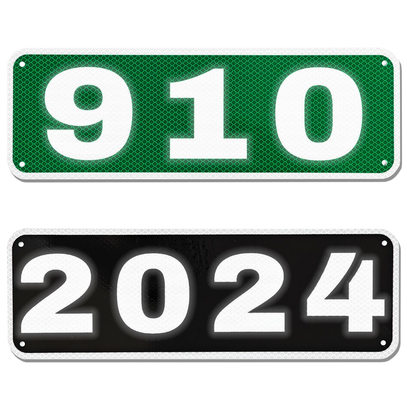 911 Reflective Address Sign,House Number,Custom 80mil Metal Aluminum Plaque