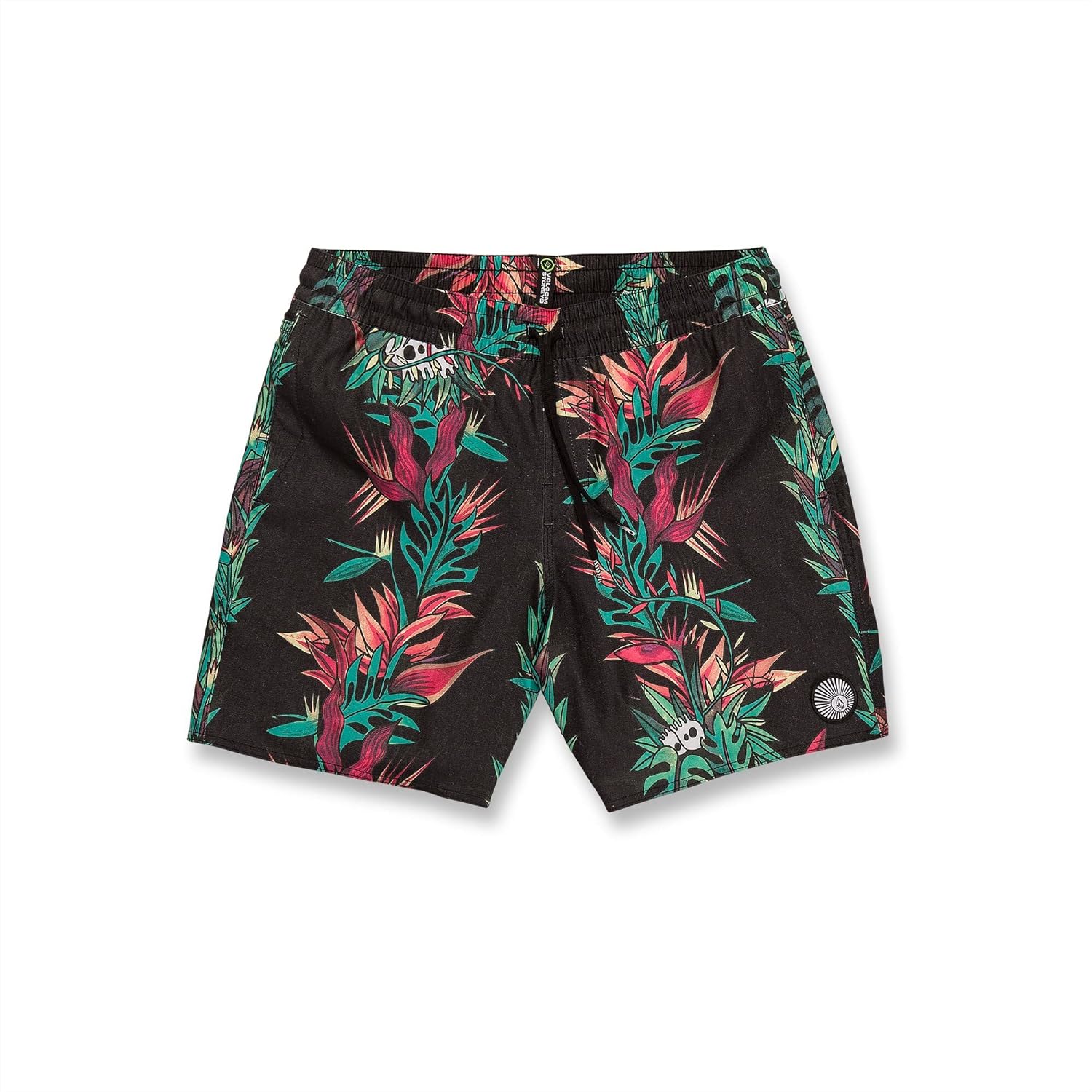 Volcom Men's Entertainment Pepper Stoney Boardshort Trunks Black