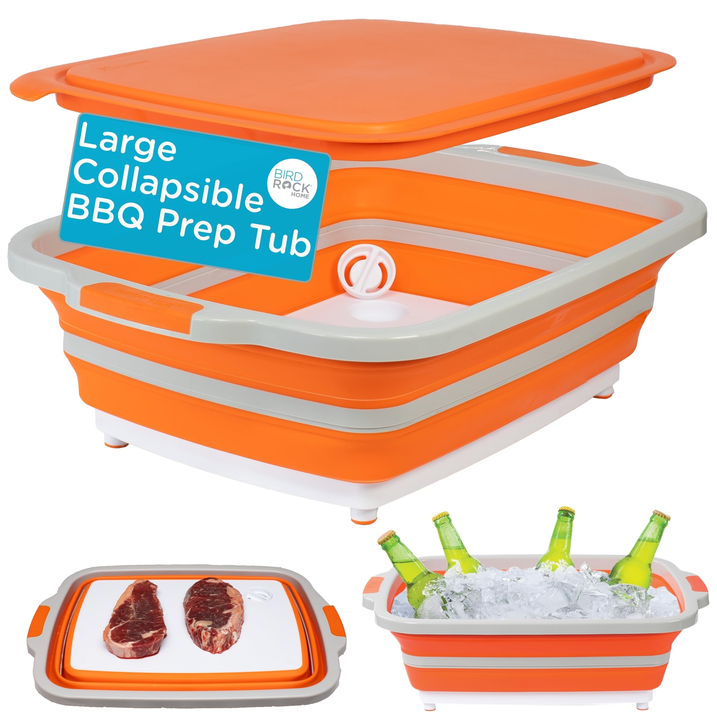 BIRDROCK HOME Collapsible Food Prep & Cutting Board