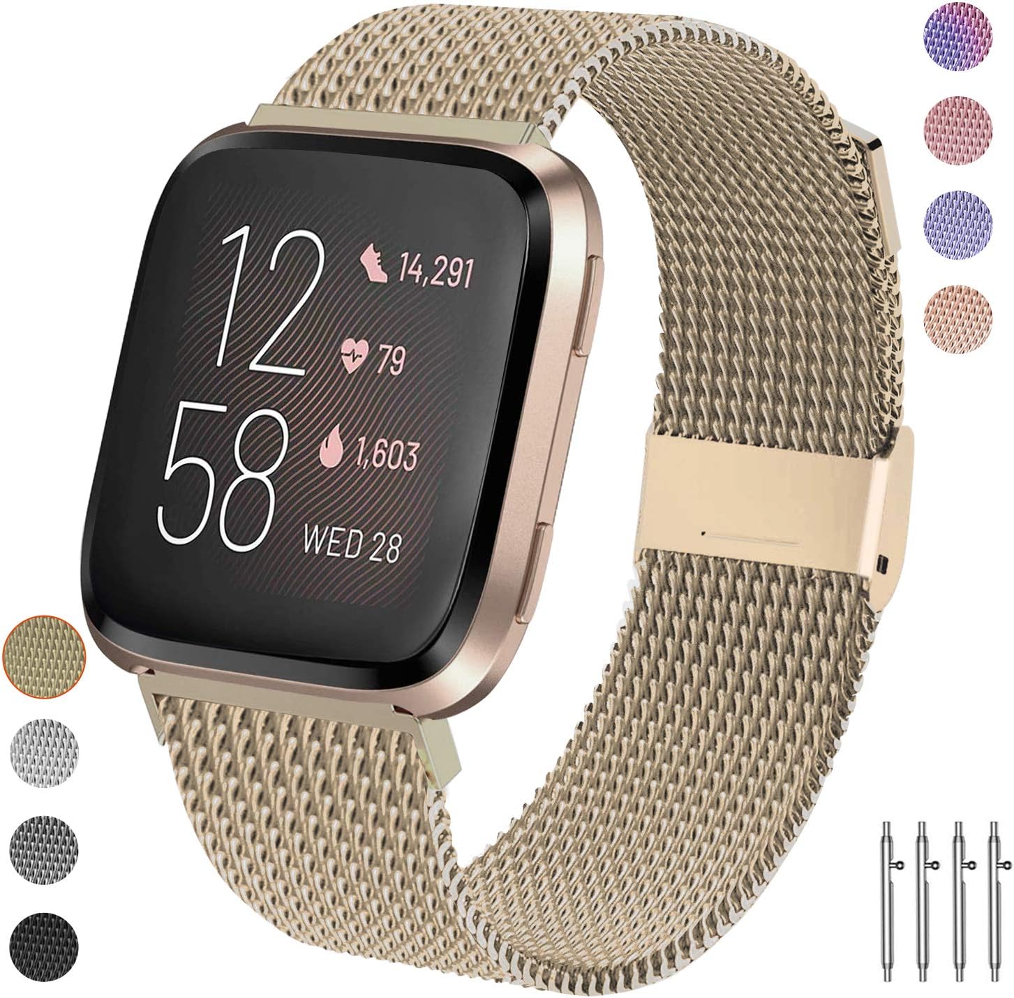 Smartwatch fitbit per donne versa 2