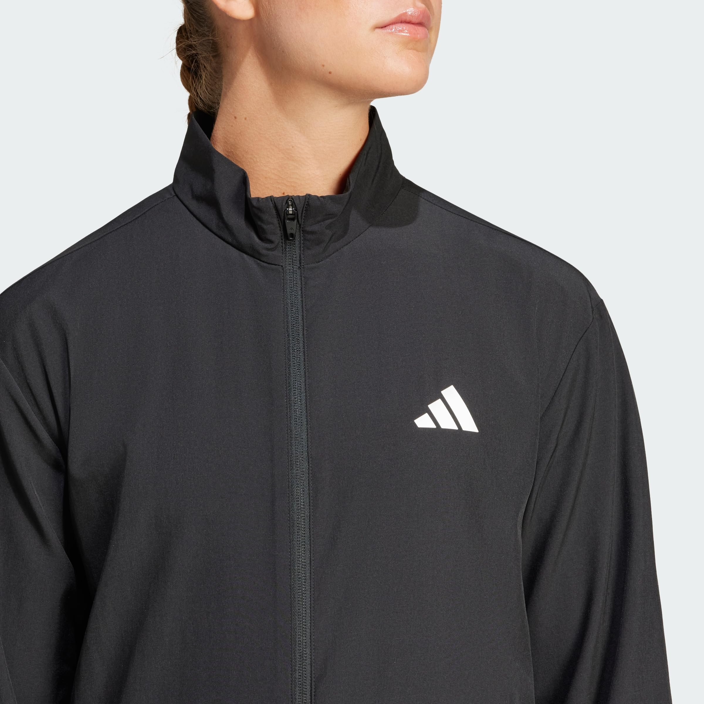 adidas Women Giacca da riscaldamento Train Essentials 3-Stripes Woven