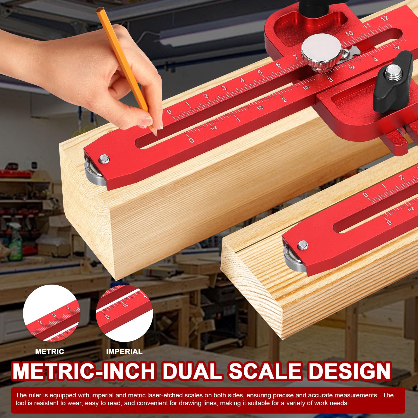 Thin Rip Jig For Table Saw - Adjustable Guide For Safe, Repetitive Narrow Strip Cutting