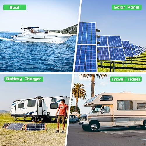 Miniatura 9 de Cable de extensión de carga solar a XT60 de 10 AWG de 25 pies, conector solar a XT60, cable adaptador para panel solar a batería LiFePO4, generador