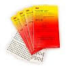 3M ScotchCode Pre-Printed Wire Marker Book SPB-03, Vinyl Coated, Black Printed Numbers 10 each 1–45, White Background Highlights Characters, 5Case