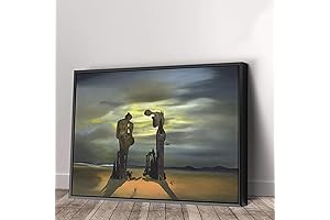 Salvador Dali's "Two Statues" Canvas Art: Elevate Your Space with Surrealism