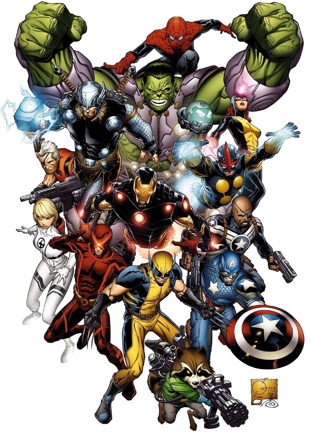 Marvel Now ReEvolution Poster By Quesada 24 X 36 Rolled