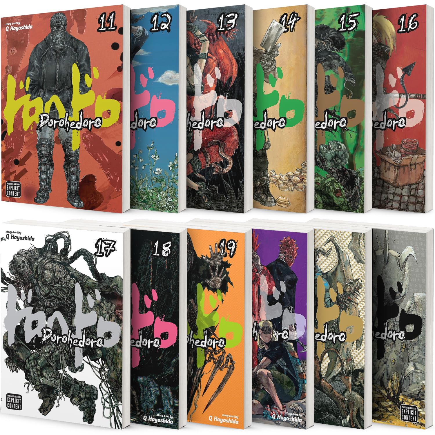 Dorohedoro Manga 12 Books Collection Set (Vol 11-22